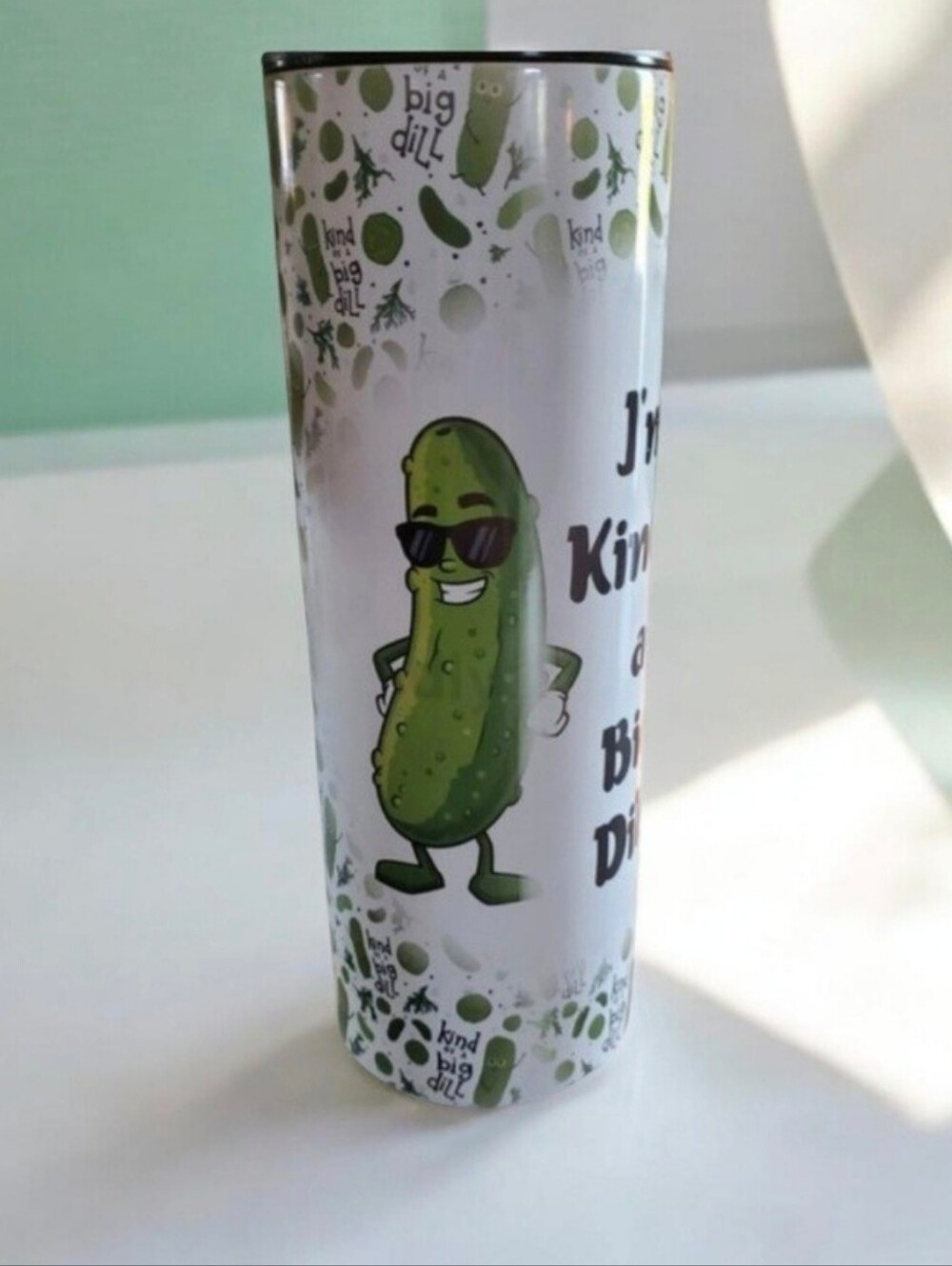 I'm Kinda a Big Dill Pickle 20oz Tumbler with duo lids **  Error 🎉sale